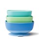 Nuby Suction Bowl - Blue / 3 Pack