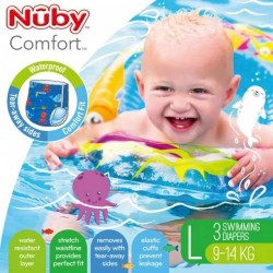 Nuby Comfort disposable swimming pants - Blue Large ( 3 pcs)