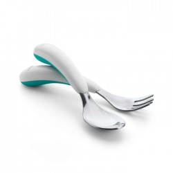 OXO Tot Fork & Spoon Set - Teal