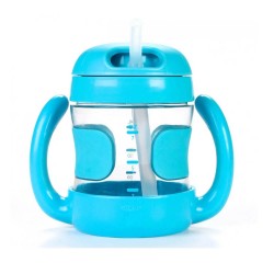 OXO Tot Straw Cup with Handle 7oz / 200ml - Aqua