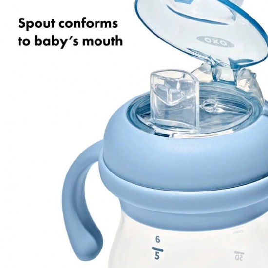 Oxo tot Transitions Soft Spout Sippy Cup With Removable Handles 150ml - Dusk