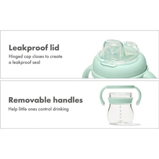 Oxo tot Transitions Soft Spout Sippy Cup With Removable Handles 150ml - Opal