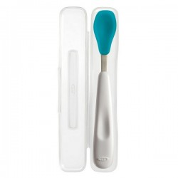OXO tot On-the-go Feeding Spoon - Aqua