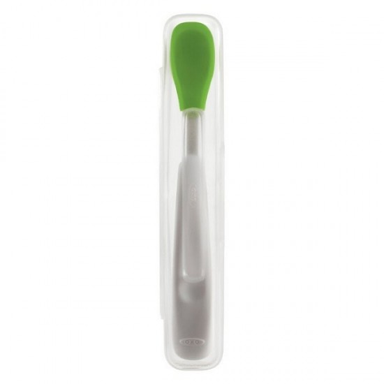 OXO tot On-the-go Feeding Spoon - Green