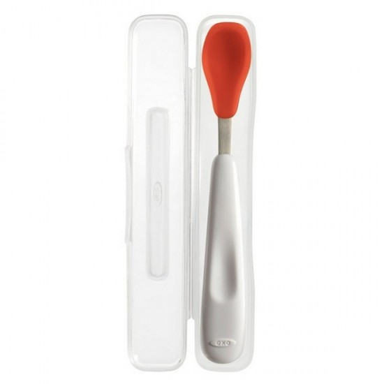 OXO tot On-the-go Feeding Spoon - Orange