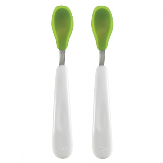 OXO Tot Feeding Spoon Set - Green