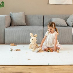 Parklon Lapure Soft Play Mat - Coco Bear + Sage Beige (12 mm) 190 x 130 cm