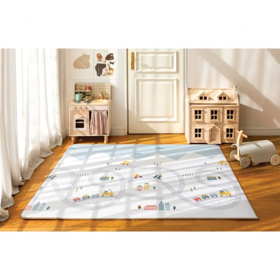 Parklon Prime Living Double-sided Play Mat - Hello Bear + French Berry, 150 x 200 x 1 cm