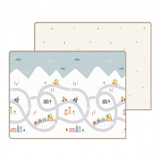 Parklon Prime Living Double-sided Play Mat - Hello Bear + French Berry, 150 x 200 x 1 cm