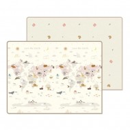 Parklon Prime Living Double-sided Play Mat - Love the Earth + Coco Bear & Rabbit, 150 x 200 x 1 cm