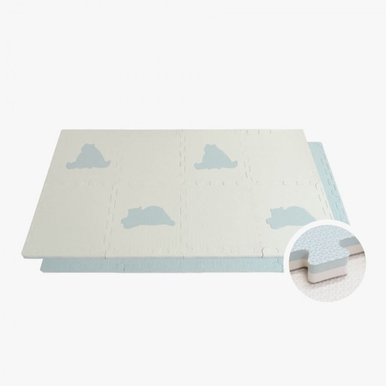 Pato Pato Animal Puzzle Playmat - Polar Bear (30 x 30 x 2cm x 8 pcs)