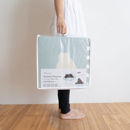 Pato Pato Animal Puzzle Playmat - Polar Bear (30 x 30 x 2cm x 8 pcs)