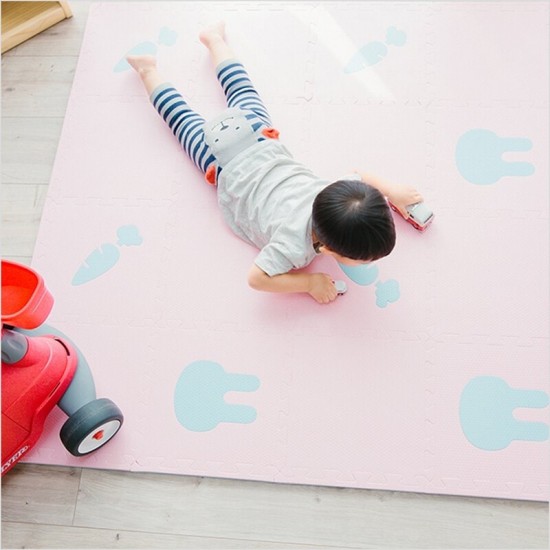 Pato Pato Animal Puzzle Playmat - Rabbit  (30 x 30 x 2cm x 8 pcs)