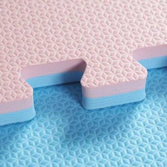 Pato Pato Puzzle Playmat  60 x 60 x 2cm x 6 pcs – Pink & Blue