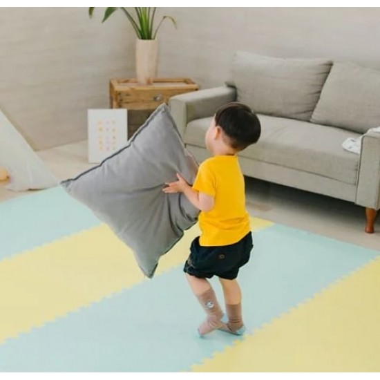 Pato Pato Puzzle Playmat  60 x 60 x 2cm x 6 pcs – Yellow & Mint