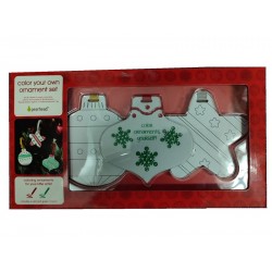 Pearhead color your own ornament set