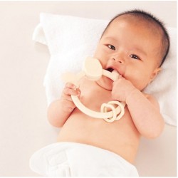 People Okome Rice Teething Ring (Natural Color)