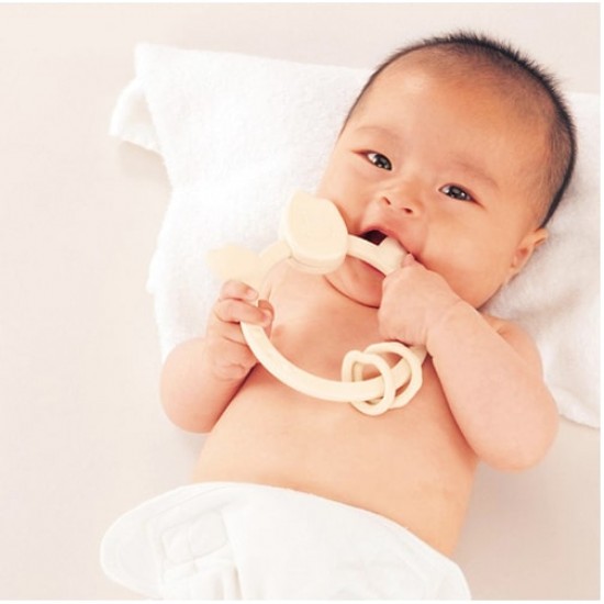 People Okome Rice Teething Ring (Natural Color)