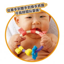 People Shape up Teething Rattle