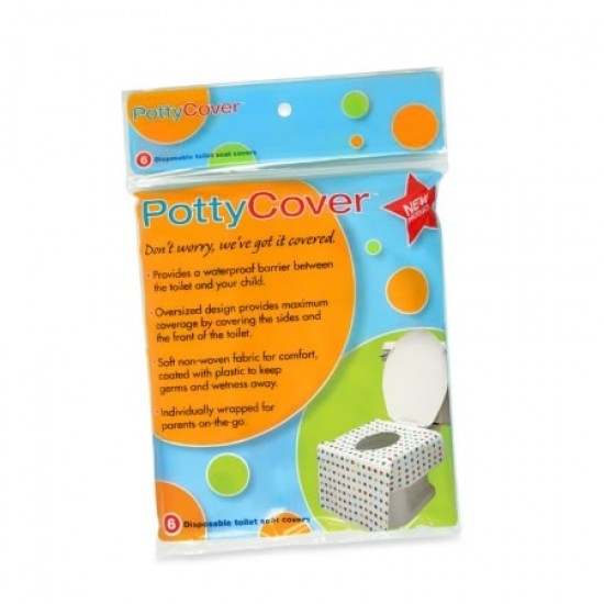 PottyCover Disposable Toilet Cover - 6 pcs