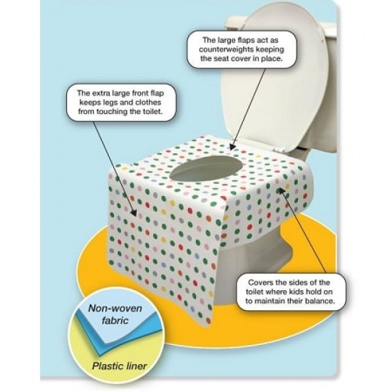 PottyCover Disposable Toilet Cover - 6 pcs