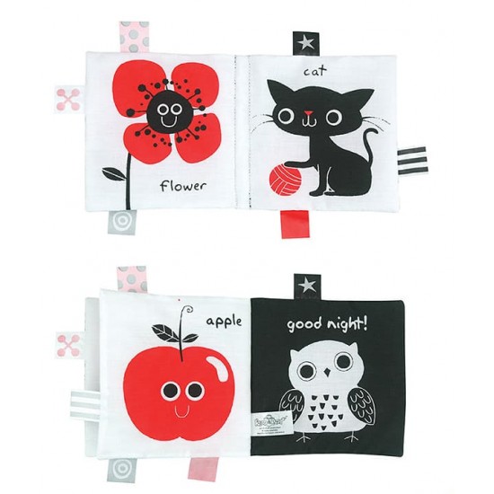 Read & Play Soft Book - Black & White & Sometimes Red