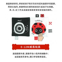 Read & Play Soft Book - Black & White & Sometimes Red