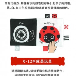 Read & Play Soft Book - Black & White & Sometimes Red