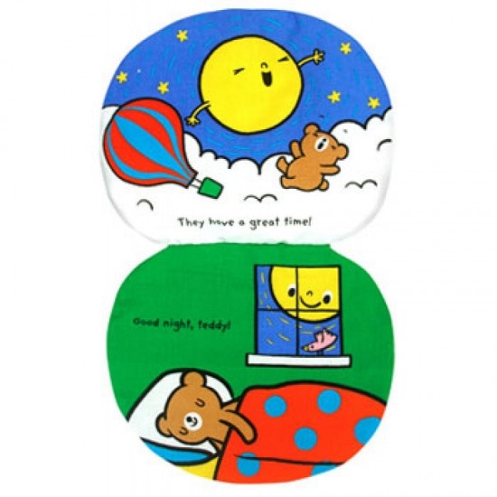 Read & Play Soft Book - Teddy goes to the moon