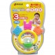 Richell 3 friends Teether & Rattle