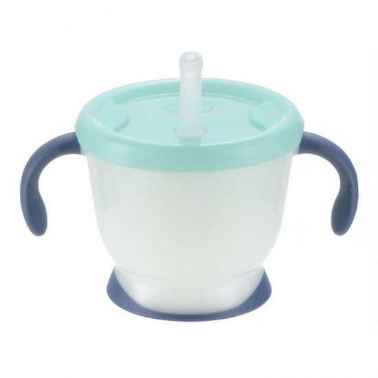 Richell Aquela Straw Training Mug - Blue