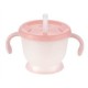 Richell Aquela Straw Training Mug & Straw bottle mug - Pink Forest