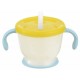 Richell Aquela Straw Training Mug & Clear Straw bottle mug - My Lovely Baby