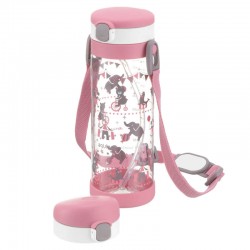 Richell Aqulea Step Up Bottle Mug 450ml - Pink Circus