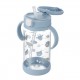 Richell aquela straw bottle mug with base- Animal (320 ml)
