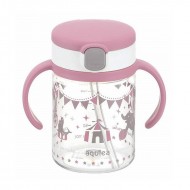 Richell aquela straw bottle mug - Circus Parade (200 ml)
