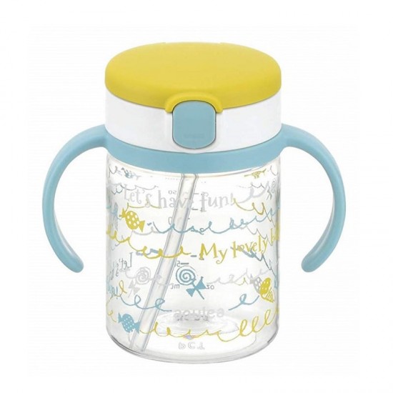 Richell aquela straw bottle mug - My Lovely Baby (200 ml)