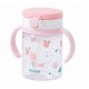 Richell Aquela Straw Training Mug & Straw bottle mug - Pink Forest