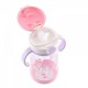 Richell aquela straw bottle mug with base - Pink Desserts (320 ml)