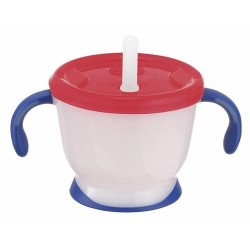 Richell Aquela Straw Training Mug - Blue