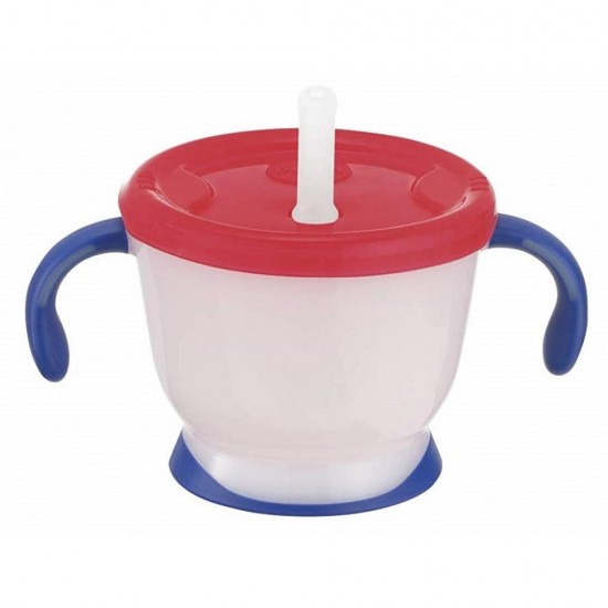 Richell Aquela Straw Training Mug - Blue