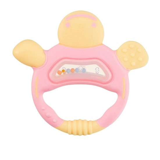 Richell Teether with case - Pink