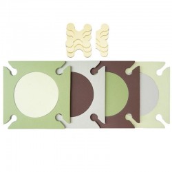 Skip Hop Playspot Foam Floor Tiles - Green / Brown