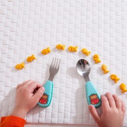 Skip Hop Zoo Fork & Spoon Set - Hedgehog