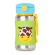 Skip Hop Zoo Stainless Steel Straw Bottle - Giraffe