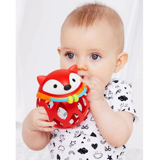 Skip Hop Explore & More Roll-Around Rattles - Fox