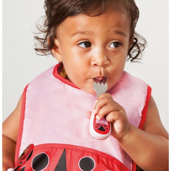 Skip Hop Zoo Fork & Spoon Set - Ladybird