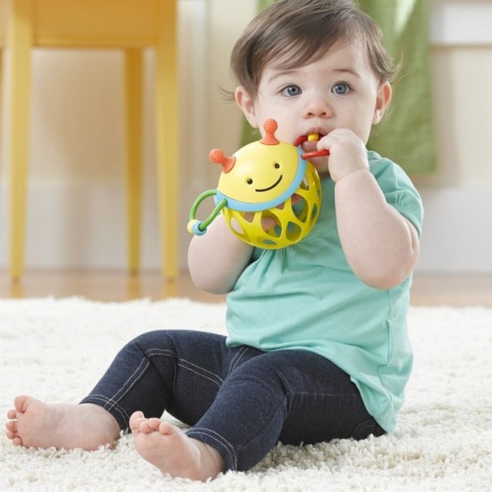 Skip Hop Explore & More Roll-Around Rattles - Bee