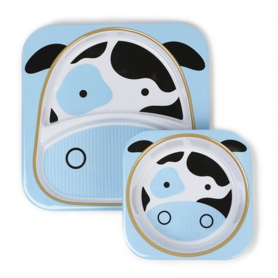 Skip Hop ZOO Melamine Plate & Bowl Set