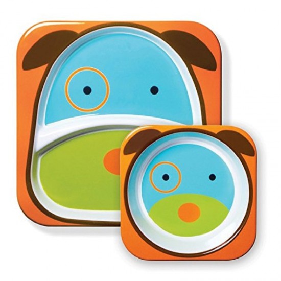 Skip Hop ZOO Melamine Plate & Bowl Set